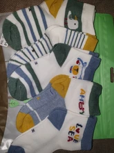 Calcetines de algodón transpirables para niños y bebés, calcetín de malla delgada para verano, medias deportivas a rayas de puntos, 5 par/set, a la moda