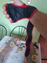 Guantes antideslizantes para gimnasio para hombre y mujer, 1 par, antigolpes, para entrenamiento de levantamiento de pesas, medio dedo, ciclismo de montaña