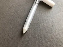 Sakura Gelly Roll Pen Liner, oro plata subrayador básico Color blanco, 05 Fine 08 Medium 10 Bold Drawing Paint Marker Art A6499