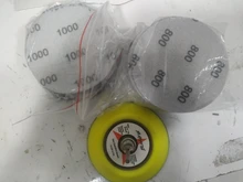 Surtido de lijas en seco y húmedo, disco de lijadora de arena 80-7000, 3 pulgadas, 75mm, con gancho y almohadilla de lijado de bucle para madera, 50 Uds.