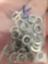 50 unids/bolsa de acero inoxidable gancho de anillos de Pesca 3 #/4 #/5 #/6 #/7 #8 # anilla con doble abertura accesorios para herramientas de pesca conector de anillos planos