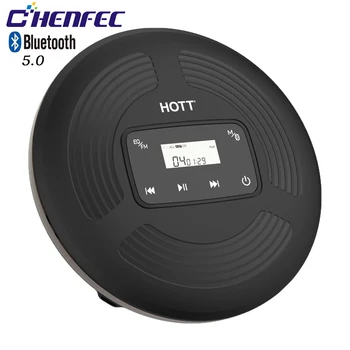 HOTT CD903TF Rechargeable Bluetooth Portable CD Player with FM Transmitter and Anti Shock Protection Touch Button CD music playe
HOTT CD903TF Rechargeable Bluetooth Portable CD Player with FM Transmitter and Anti Shock Protection Touch Button CD music playe