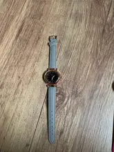 Reloj de pulsera con cielo estrellado para mujer, pulsera femenina romántica e informal, a la moda, Cuero Simple