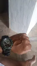 Reloj militar de camuflaje para hombre, pulsera de cuarzo LED resistente al agua hasta 50m, para deportes al aire libre, brújula, termómetro, reloj de emergencia