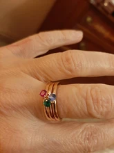 Anillos de circón púrpura para mujer, de plata de ley 2021, anillos de luz azul claro roja, joyería de aniversario de compromiso, Día de San Valentín 925