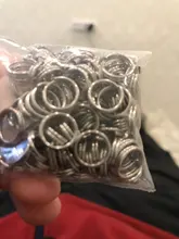 100 unids/lote 5-15mm abierto de acero inoxidable doble salto anillos para DIY clave doble conectores de anillos partidos para la fabricación de la joyería