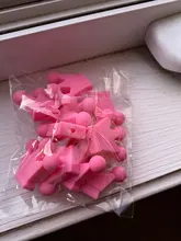 Baby Pacifier-Chain Teething-Toys Crown Silicone Pendant-Accessories Food-Grade 10pcs