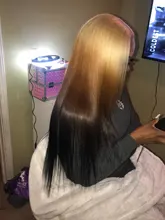 Extensiones de cabello humano Remy, extensiones de cabello lacio brasileño de color rubio 613, 32, 34, 36, 38 y 40 pulgadas, se pueden teñir