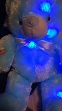 Luminosa 30/50/80cm creativo luz LED oso de peluche Animal relleno de peluche de juguete colorido brillante oso de peluche de regalo de Navidad para chico