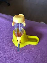 Botella de agua para mascota pequeña, cuenco alimentador de comida para mascota hámster, accesorios de alimentación