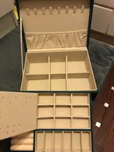 Stud-Ornament Jewelry-Box Storage-Box Earrings Multi-Function Large High-Capacity Double-Layer