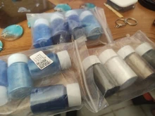 4 unids/set Color mezclado resina joyas de bricolaje artesanía brillante polvo luminoso pigmento conjunto epoxi de cristal Material