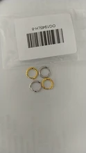 CANNER-pendientes circulares de hueso del oído para mujer y niña, de Plata de Ley 925, joyería fina para fiesta y boda
