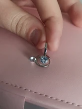 ANENJERY de Plata de Ley 925 de circón brillante geométrico pequeño aro pendientes para las Mujeres Nuevo versátil accesorios oído S-E1441