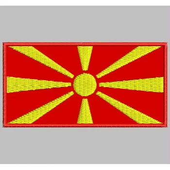 Bandera MACEDONIA para mascarilla parche bordado Iron patch toppa ricamata gestickter patch patch brode
Bandera MACEDONIA para mascarilla parche bordado Iron patch toppa ricamata gestickter patch patch brode