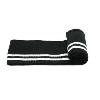 Gd15080 sub-knitted (100% PE) 7 cm * 80 cm (black/white) 
Gd15080 sub-knitted (100% PE) 7 cm * 80 cm (black/white)