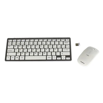 Keyboard and Wireless Mouse Tacens 6LEVISCOMBOV2 White
Keyboard and Wireless Mouse Tacens 6LEVISCOMBOV2 White
