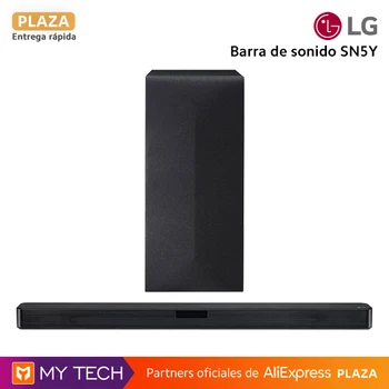 LG SN5Y, Hi-Res sound bar with Virtual DTS sound X, 400W, wireless subwoofer, bluetooth, ORGINAL, plaza, Spain
LG SN5Y, Hi-Res sound bar with Virtual DTS sound X, 400W, wireless subwoofer, bluetooth, ORGINAL, plaza, Spain