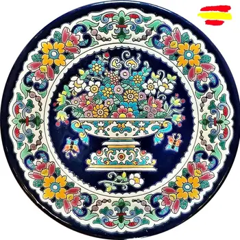 Ceramic plate 34 cm./13.4in. Diameter - Spanish ceramic - enameled up handmade - Made in Spain - MIJASCERAMIC - ARTECER -
Ceramic plate 34 cm./13.4in. Diameter - Spanish ceramic - enameled up handmade - Made in Spain - MIJASCERAMIC - ARTECER -