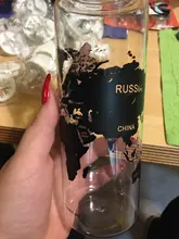 Agua botella jugo de frutas de viaje portátil PC botellas con dibujo de mapa para viajes accesorios de viaje