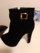 Nueva moda Otoño exfoliante hebilla mujeres Ultra alta tacones plataforma de tacón grueso 0 botas zapatos de mujer