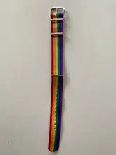 Pulseras bisexuales trenzadas para hombres y mujeres, pulseras trenzadas del orgullo de los homosexuales, del arco iris de Nepal, joyería de amistad