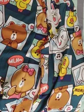 De dibujos animados de primavera pantalones pijamas de algodón las mujeres lindo de talla grande zapatos cómodo ropa de casa durmiendo pantalones estilo coreano