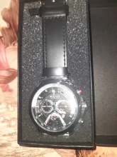 CURREN-Reloj deportivo para hombre, pulsera de cuero, deportivos, de piel militar, esfera de segundos/minutos, masculino