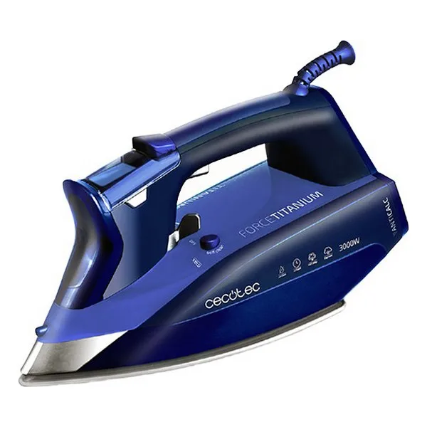 Паровой утюг Cecotec Forcetitanium 720 Smart 300 мл 3000 Вт синий | Бытовая техника