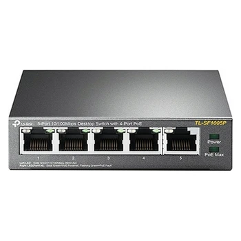 Desktop Switch TP-Link TL-SF1005P PoE LAN 10/100 Metal
Desktop Switch TP-Link TL-SF1005P PoE LAN 10/100 Metal
