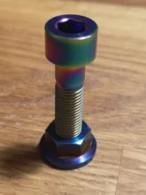 Titanium Nuts Bike Bicycle M16-Flange-Nut Craftsman M10 Bolts Screws M14 M6 M8 M5 M12