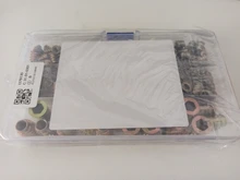 Insertos roscados tuercas, inserto de madera surtido Kit de herramientas, M4/M5/M6/M8 tornillo de muebles insertos perno sujetador (165 uds)