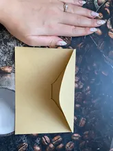 50 Unids/lote NUEVO Vintage DIY Multifunción Kraft sobre de papel 16*11 cm sobres De tarjetas de Regalo para la boda la fiesta de cumpleaños