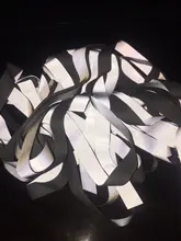 Cinta reflectante de tela de alta visibilidad para coser, para ropa, gorro, bolsa para visibilidad, material de seguridad