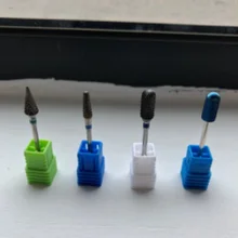 Carburo de tungsteno de MM broca para fresa fresas eléctrica uñas taladro cutícula de pedicura limpiar herramientas para manicura amortiguadores de taladro
