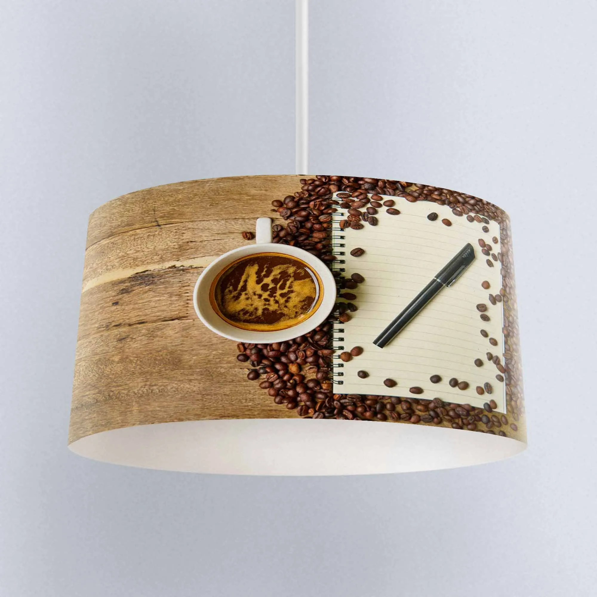 Другая ручка в виде коричневых кофейных зерен, тканевая кухонная люстра с принтом, лампа, абажур, напольный потолочный светильник
Другая ручка в виде коричневых кофейных зерен, тканевая кухонная люстра с принтом, лампа, абажур, напольный потолочный светильник