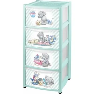 Chest of drawers for children quickly on wheels with application "Me to You" 4 drawers (green) (431302009)
Chest of drawers for children quickly on wheels with application "Me to You" 4 drawers (green) (431302009)