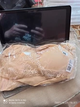 Balight-Lencería de encaje con hebilla cruzada lateral sin aros, ropa interior deportiva para correr, sujetador para dormir, M-3XL