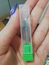 Broca de carburo profesional para uñas, 1 Uds., 3/32 pulgadas, cono grande de carburo, Lima eléctrica de uñas de alta calidad, broca de plata, superventas