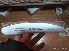 Juego de limas para uñas de media luna, juego de limas para uñas con tope de lijado blanco de 100/180 granos, pulidor de uñas de Gel UV, herramientas de cuidado de manicura, 4 Uds.