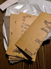 lija Hojas de papel de arena de carburo de silicona para el hogar, papel de arena grueso de 150-7000 de grano, pulido de Metal, cerámica de vidrio, madera, arena, seco y húmedo, 15 Uds. lijas