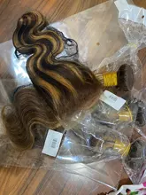 Mechones con cierre de encaje 4x4, extensiones de cabello Remy peruano ondulado, 4, 30, 8, 12, 16, 20, 24, 28, 30 pulgadas, pelo de Lia 2021