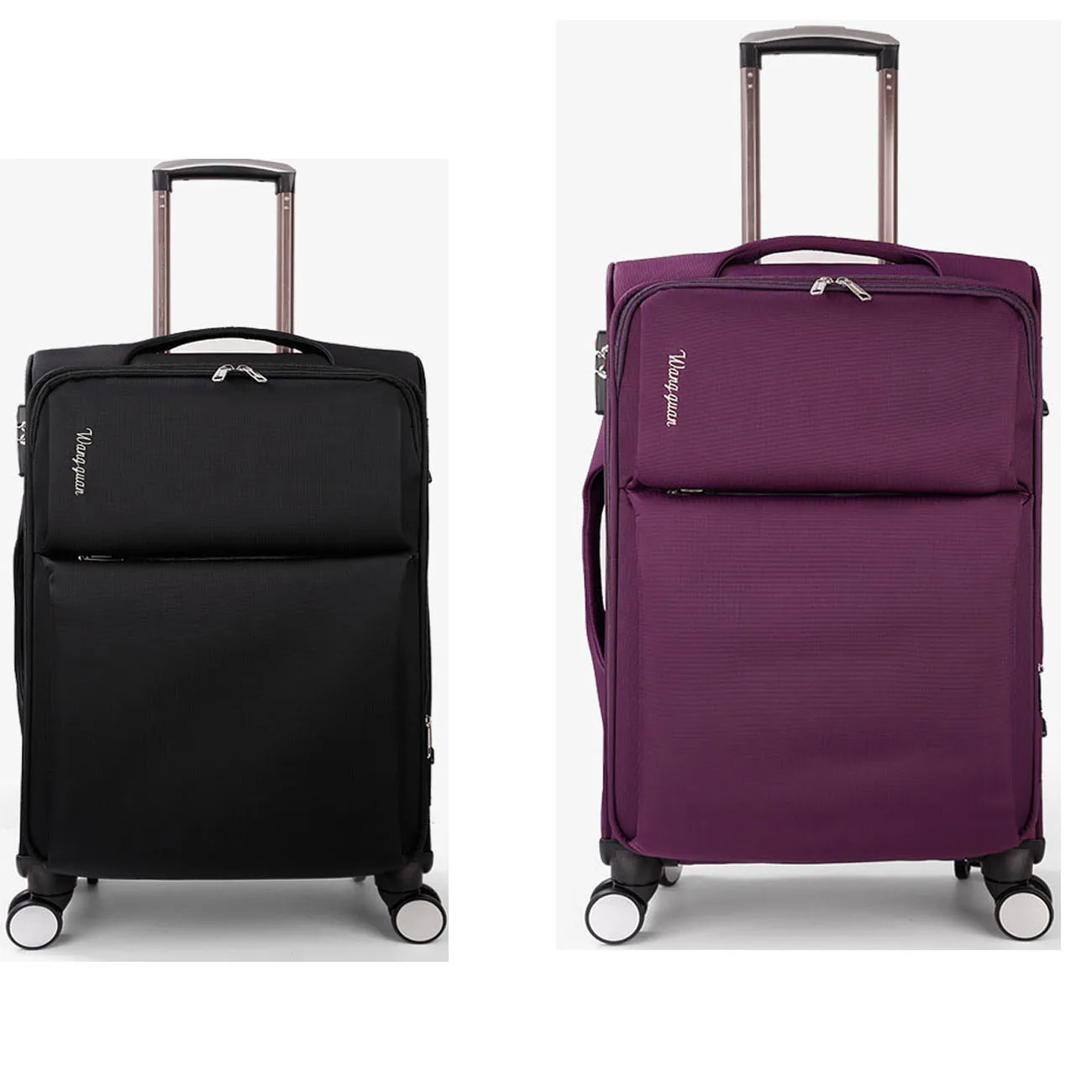 20&quot22&quot24&quot26&quot28&quotSoft Fabric Cabin Travel Wheeled Suitcase Oxford Cloth Trolley Rolling Luggage Boarding Case Valise Free Shipping