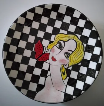 Tile Art Ceramic&Clay Crafts Hand Painted Ceramic Kiln Dried Plate Hobby Creative Gift Antique Collection Adornment 9.8" 25 cm
Tile Art Ceramic&Clay Crafts Hand Painted Ceramic Kiln Dried Plate Hobby Creative Gift Antique Collection Adornment 9.8" 25 cm