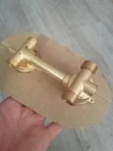 Mixing-Valve Faucet Shower-Mixer Brass Bathroom Water Outlet Tap-Cabin Center-Distance