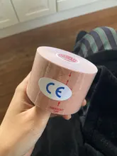 Cinta de kinesiología atlética de 2 tamaños, cinta elástica de recuperación, alivio del músculo, rodilleras para el dolor, soporte para deporte, vendaje de Fitness