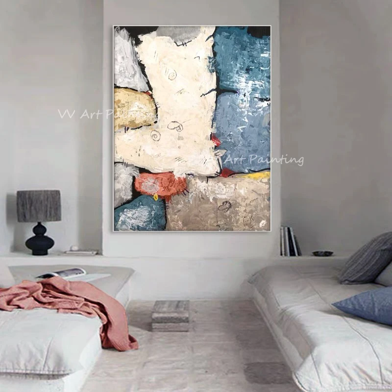 100% Handmade Abstract colorful thick knife landscape picture Oil Painting Modern Living room Home Decoration as a gift unframe
100% Handmade Abstract colorful thick knife landscape picture Oil Painting Modern Living room Home Decoration as a gift unframe