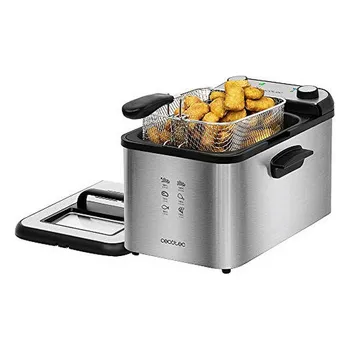 Deep-fat Fryer Cecotec CleanFry Infinity 4000 4 L 3270W Black Silver 
Deep-fat Fryer Cecotec CleanFry Infinity 4000 4 L 3270W Black Silver