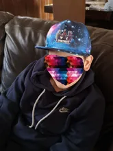 Sombrero de cielo estrellado Fortnite, gorra luminosa, juguete para regalo de fiesta, sombreros brillantes de noche, accesorios de cumpleaños, decoración ajustable de 56-64CM