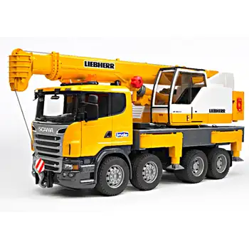 Автокран SCANIA с модулем со световыми и звуковыми эффектами, 03-570 Mobile crane SCANIA with module with light and sound effects, 03-570 Bruder
Автокран SCANIA с модулем со световыми и звуковыми эффектами, 03-570 Mobile crane SCANIA with module with light and sound effects, 03-570 Bruder